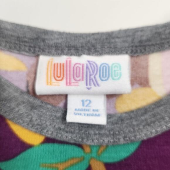 Lularoe Disney Bambi Short Sleeve Top Girls Size 12 - Picture 3 of 4